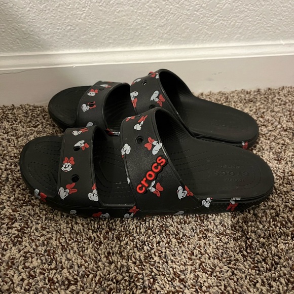 Disney Parks Exclusive Minnie Mouse Sandal Crocs Women’s 10 - Picture 4 of 8